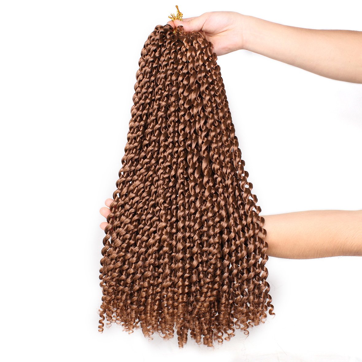 18 inch Passion Twist Hair Water Wave Braiding Hair Butterfly Locs Crochet Braids Synthetic Natural Braid Hair