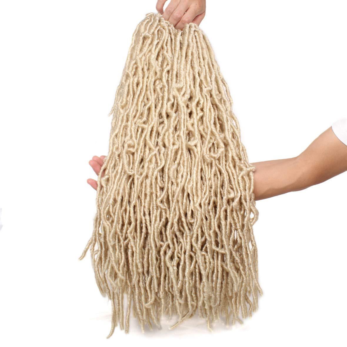 Xtrend Nu Soft Locs Crochet Braids Hair 18''24''36'' Faux Locs Curly Hair 21 Strands Synthetic Extened Crochet Hair