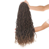 Xtrend Nu Soft Locs Crochet Braids Hair 18''24''36'' Faux Locs Curly Hair 21 Strands Synthetic Extened Crochet Hair