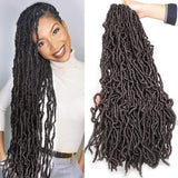 Xtrend Nu Soft Locs Crochet Braids Hair 18''24''36'' Faux Locs Curly Hair 21 Strands Synthetic Extened Crochet Hair
