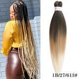 Xtrend 26 inch Yaki Braid Hair Pre-Stretched Quick Braid Hair 90g/pcs Kanekalon Fiber For Twist Braiding Hair and Box Braids