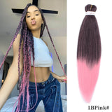 Xtrend 26 inch Yaki Braid Hair Pre-Stretched Quick Braid Hair 90g/pcs Kanekalon Fiber For Twist Braiding Hair and Box Braids