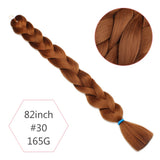Xtrend Synthetic Kanekalon Colorful Hair Braiding Hair Extensions 82inch 165g/Pack Long Jumbo Braids Crochet Hair Bulk Purple Pink Gray Blue