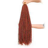 Xtrend Passion Twist Hair 30 Inch Water Wave Crochet Braids Hair 16Stand/Pack Long Bohemain Hair Synthetic Crochet Hair Extensions