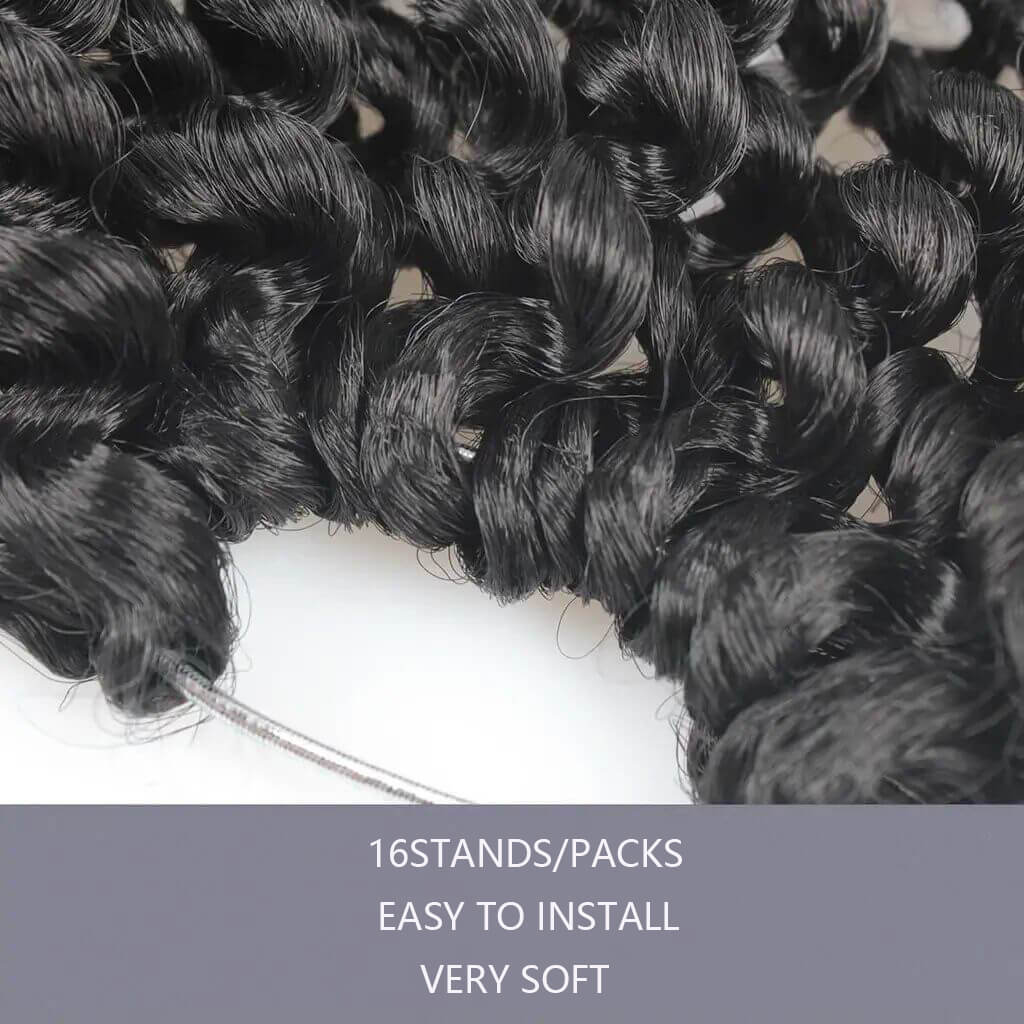 Xtrend Passion Twist Hair 30 Inch Water Wave Crochet Braids Hair 16Stand/Pack Long Bohemain Hair Synthetic Crochet Hair Extensions