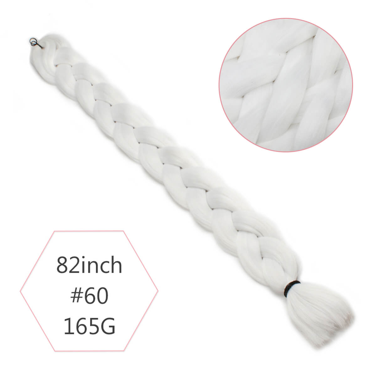 Xtrend Synthetic Kanekalon Colorful Hair Braiding Hair Extensions 82inch 165g/Pack Long Jumbo Braids Crochet Hair Bulk Purple Pink Gray Blue