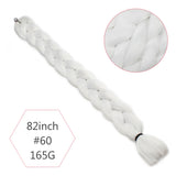 Xtrend Synthetic Kanekalon Colorful Hair Braiding Hair Extensions 82inch 165g/Pack Long Jumbo Braids Crochet Hair Bulk Purple Pink Gray Blue