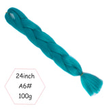 Xtrend 24inch 100g Synthetic Crochet Jumbo Braids Kanekalon Braiding Hair Extensions