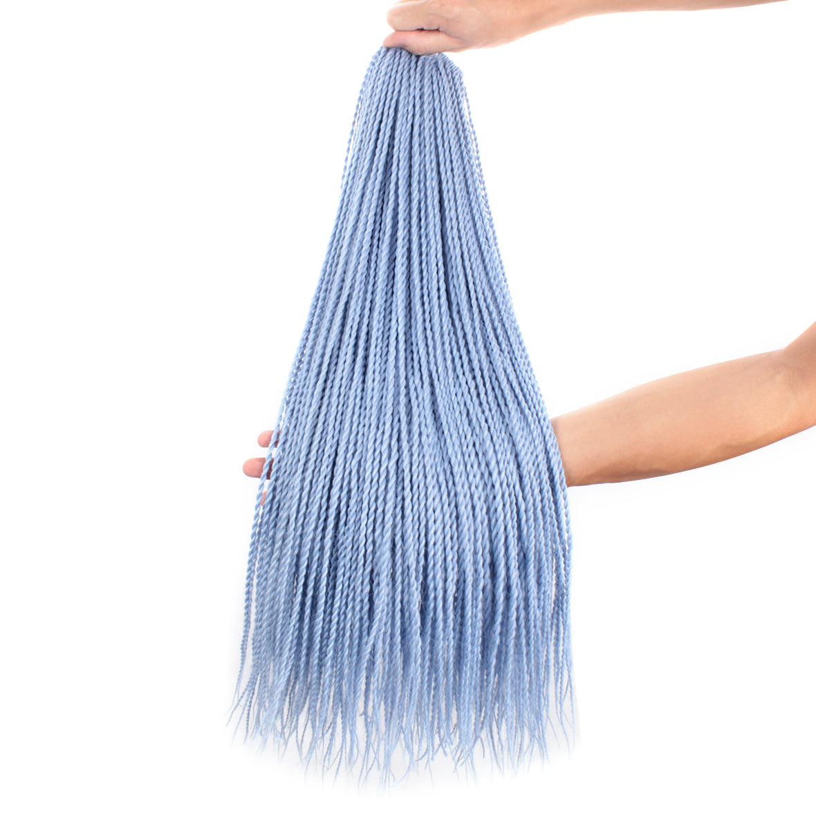 Xtrend 24inch 30strands Senegalese Twist Ombre Kanekalon Braiding Hair  Blonde Blue Synthetic Crochet Braids Hair Extensions