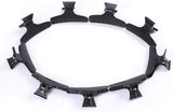 12 Pcs Butterfly Clamps Holding Hair Hold Clip Hair Hairdressing Tool Section Claw Clamps Butterfly Clips for Makeup,Sports(Black)
