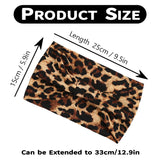 Xtrend 4 Pack Boho Wide Headbands for Women Yoga Sport Workout Running Headband Large African Head Wrap