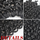 18 inch Passion Twist Hair Water Wave Braiding Hair Butterfly Locs Crochet Braids Synthetic Natural Braid Hair