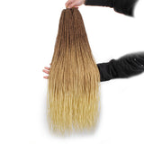 Xtrend 40Roots/Pack 34'' Senegalese Twist Crochet Hair Twist Pre-Stretched Loop Synthetic Braiding Hair
