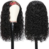 Xtrend Water Wave Headband Wigs Human Hair For Black Women Non Lace Front Wigs Brazilian Virgin Hair