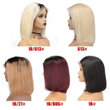 human hair bob wig for black women