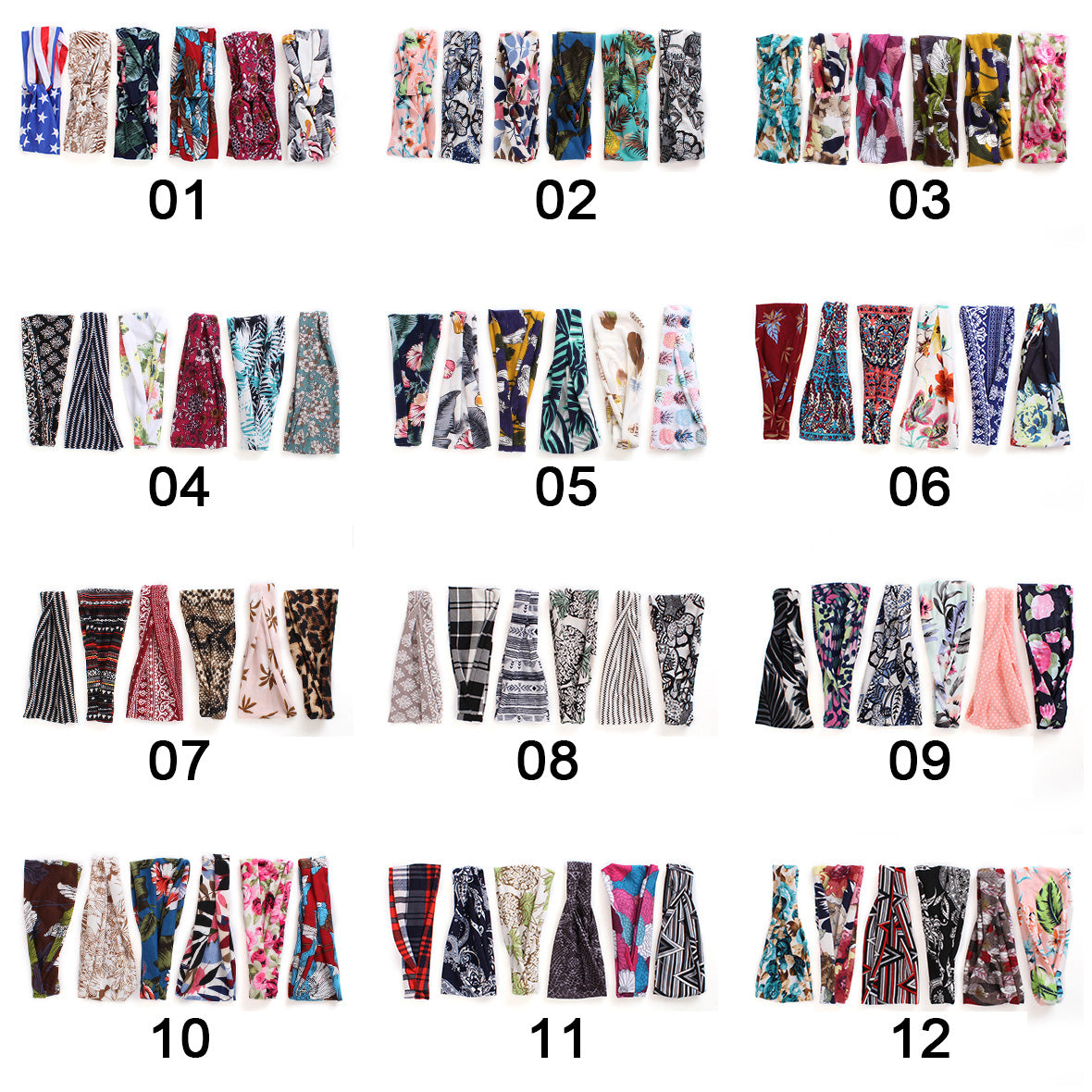 Headbands Bohemian Style Yoga Elastic Headwraps Head Wrap Hair Band