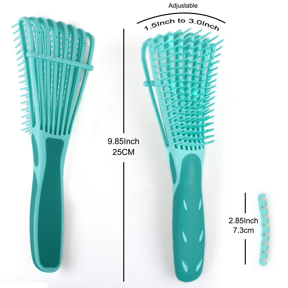 4 Color Detangling Brush Set Detangler Brush for Natural Black Hair Curly Hairk Dry and Wet Hair Scalp Massager Shampoo Brush