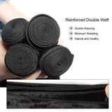 Xtrend 4PCS 7A Indian Virgin Hair Natural Color Straight Human hair