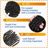 Xtrend 10 Inch 12 Strands/Pack Pre-twisted Passion Twist Hair-Ombre Brown Pre-looped Crochet Synthetic Braiding Hair Extensions