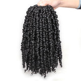 Xtrend Pre-Twisted Passion Twist Hair Ombre Crochet Braid Hair Bohemian Curl Passion Twist Synthetic Braiding Hair Extensions