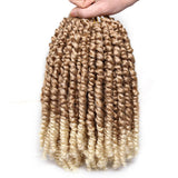 Xtrend Pre-Twisted Passion Twist Hair Ombre Crochet Braid Hair Bohemian Curl Passion Twist Synthetic Braiding Hair Extensions