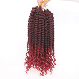 Xtrend Senegalese Spring Twist Crochet Hair Pre Looped Short 12inch Spring Twist Crochet Hair Curl End Bomb Twist Synthetic Hair