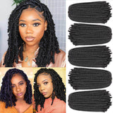 12 Inch Spring Twist Ombre Colors Butterfly locs Crochet Braids Synthetic Hair Extensions