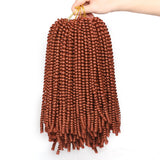 12 Inch Spring Twist Ombre Colors Butterfly locs Crochet Braids Synthetic Hair Extensions