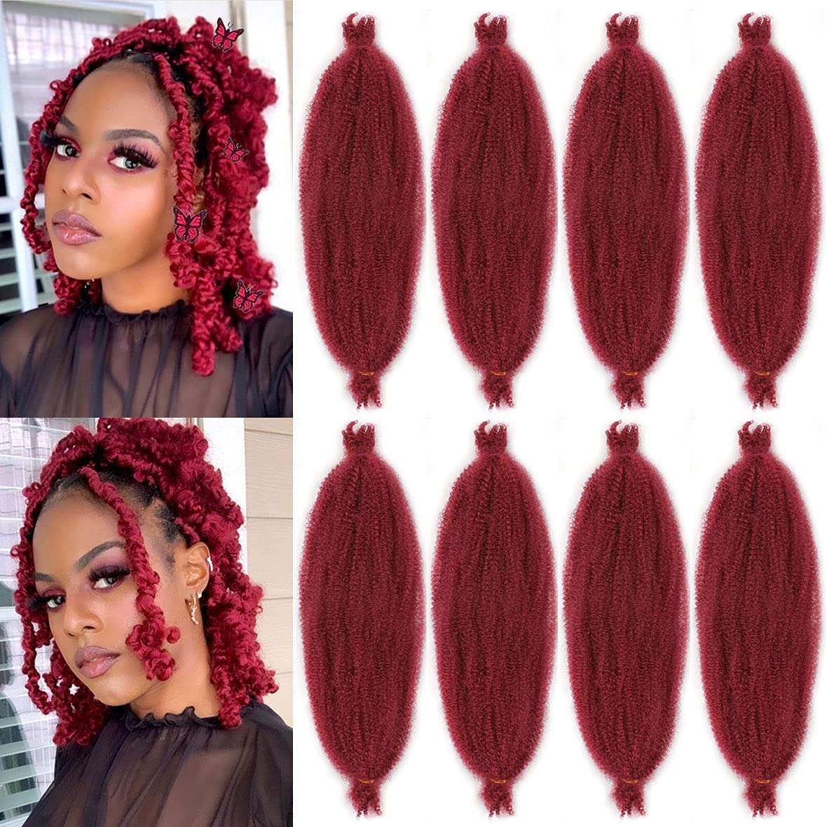 2024 Twisted up spring twist hair 4.3 argento - bfgy.online