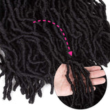 Xtrend 18 Inch Nu Soft Locs Faux Locs Crochet Braids Synthetic Hair Goddess Dreadlocs