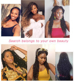 Xtrend Goddess Faux Locs Curly Crochet Braid Synthetic Hair 18'' 20roots Ombre Braiding Hair Brown High Temperature Fiber