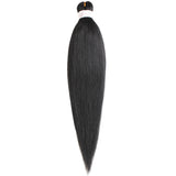 Xtrend Pre-stretched Braiding Hair Natural Black Blonde Crochet Braids Hair 16'' 20'' 30'' Hot Water Setting Perm Yaki Synthetic Braiding Hair Extension for Twist Braids