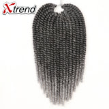 Xtrend 14'' 16stands Synthetic Havana Twist Crochet Braid Hair Ombre Braiding Hair Extension Jumbo Styles