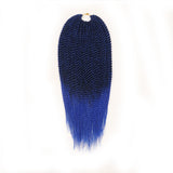 Xtrend 30Roots/Pack 14'' 18'' 22'' Ombre Senegalese Twist Hair Synthetic Color Hair Crochet Braiding Hair Extensions Rainbow Hair