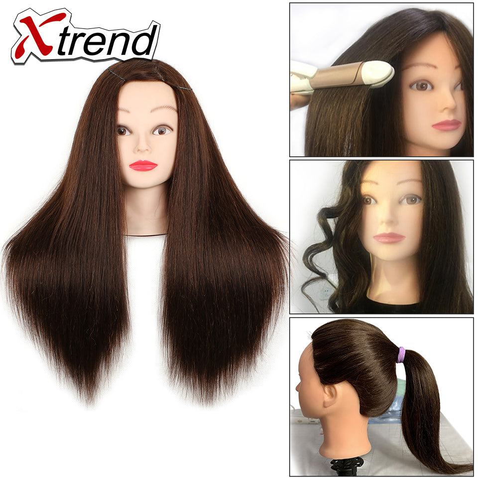 Mannequin Head Doll For Hairstyle Training Hairdressing Styling Practice  New