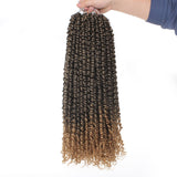 Xtrend Pre-Twisted Passion Twist Hair Ombre Crochet Braid Hair Bohemian Curl Passion Twist Synthetic Braiding Hair Extensions