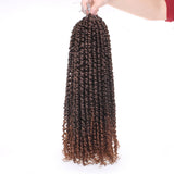 Xtrend Pre-Twisted Passion Twist Hair Ombre Crochet Braid Hair Bohemian Curl Passion Twist Synthetic Braiding Hair Extensions