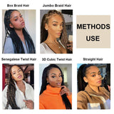 Xtrend 26 inch Yaki Braid Hair Pre-Stretched Quick Braid Hair 90g/pcs Kanekalon Fiber For Twist Braiding Hair and Box Braids