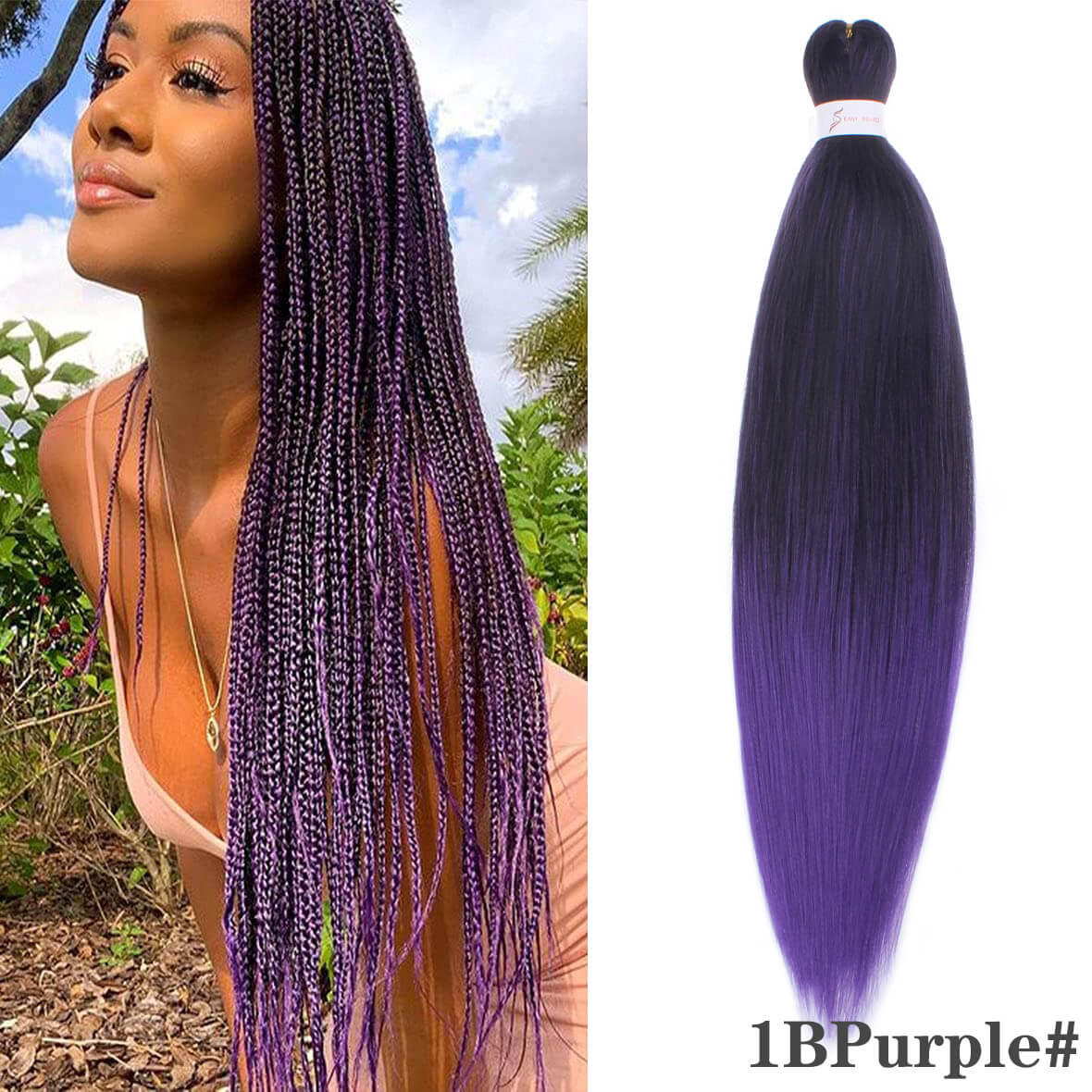 Wholesale: 3 Bundle Packs of Pre-Stretched Hypoallergenic Braiding Hair 28 / #30 / 30 Packs