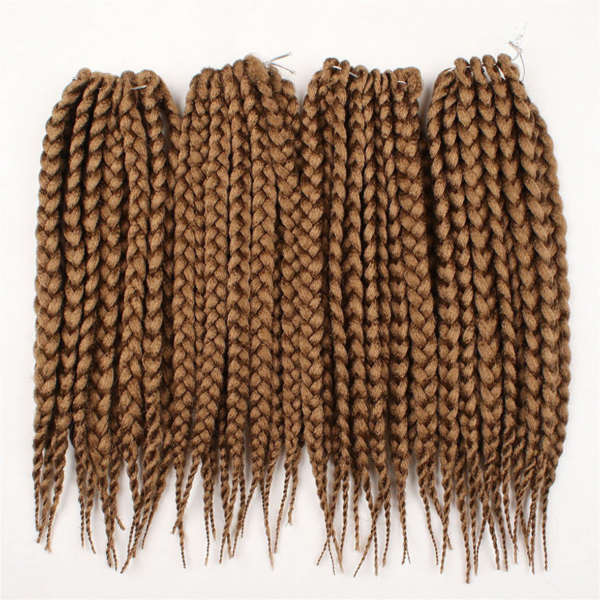 Xtrend Crochet Box Braids Hair 12roots Synthetic Kanekalon Braiding Hair Extensions Black Burgundy Heat Resistant