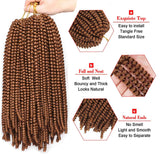 12 Inch Spring Twist Ombre Colors Butterfly locs Crochet Braids Synthetic Hair Extensions