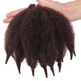 8'' 40g Crochet Marley Braids Black Hair Soft Afro Twist Synthetic Braiding Hair High Temperature Fiber