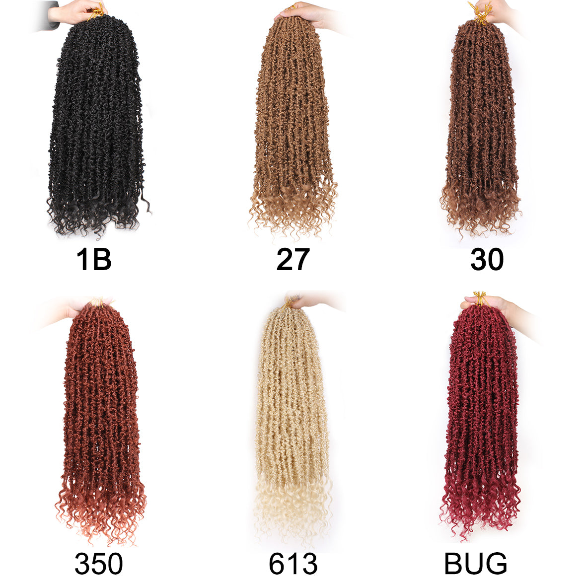 Xtrend Butterfly Locs Crochet Hair 24 Inch Pre Looped Distressed Locs Crochet Braids