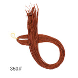 Xtrend Synthetic Colorful Hair Crochet Braids Hair zizi Box Braids Hair Extension Rainbow Hair 28strand/pac