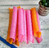 Hair Rollers Super Long Spiral Styling Magic Hair Curlers Kit Water Ripple Hair Curler - 40pcs&55cm