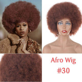 Xtrend Afro Kinky Curly Wig Women Short Synthetic Hair 4inch For Party Cosplay Wigs