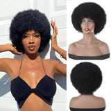 Xtrend Afro Kinky Curly Wig Women Short Synthetic Hair 4inch For Party Cosplay Wigs