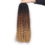 18 inch Passion Twist Hair Water Wave Braiding Hair Butterfly Locs Crochet Braids Synthetic Natural Braid Hair