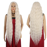 Synthetic Lace Front Wig For Women 40 Inch Supper Long Natural Wave Hair Wigs Cosplay Wig