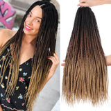 Xtrend 24inch 30strands Senegalese Twist Ombre Kanekalon Braiding Hair  Blonde Blue Synthetic Crochet Braids Hair Extensions